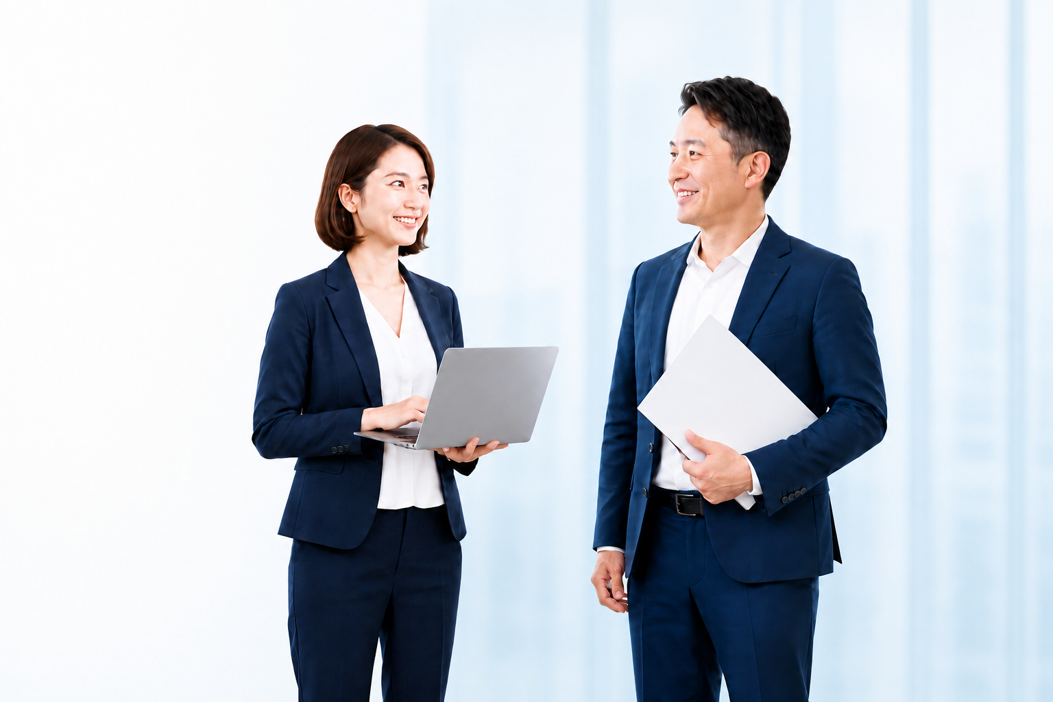AI実践セミナーを受講する経営者・管理者のイメージ